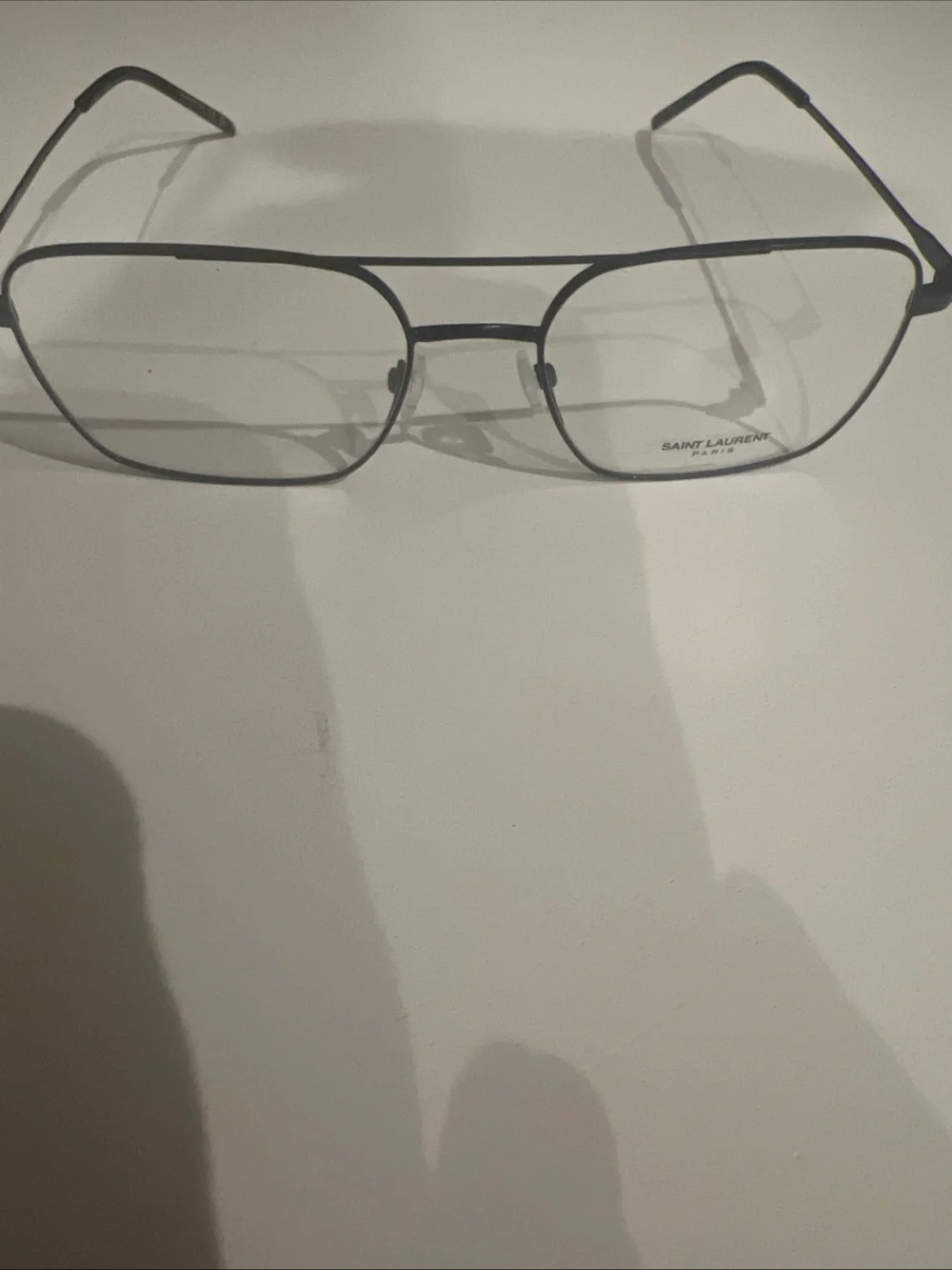 Saint Laurent Black SL888 Rectangular Eyeglasses 53-17-145 NWOT